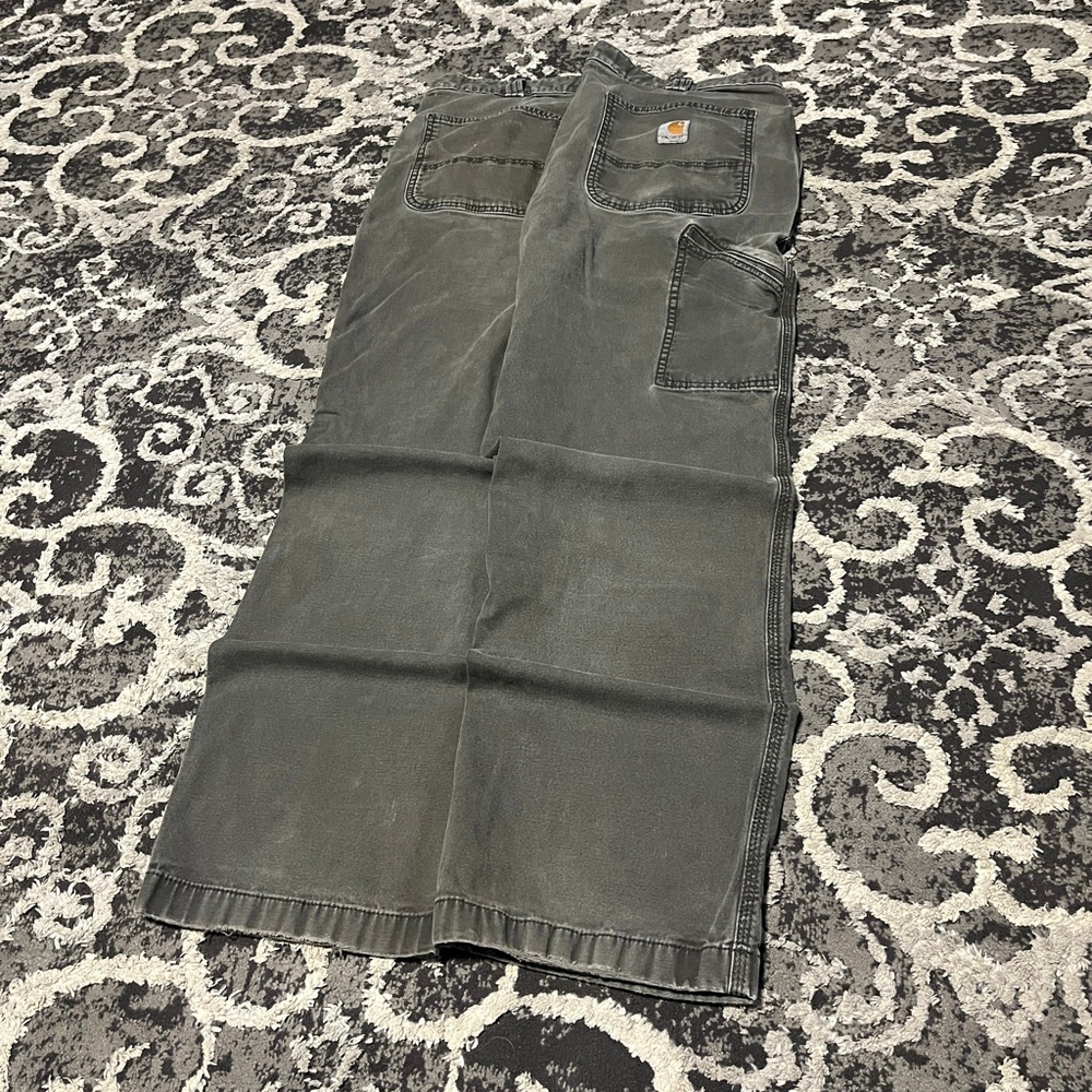 Men's Carhartt Cargo Pants Waist 36 Gray